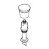 Bristan Diverter Mechanism With Knob (T41011-14-BST) - thumbnail image 1