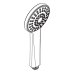 Bristan Multi Mode Shower Head - Black (20QS00151DH01-FEU09) - thumbnail image 1