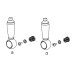 Bristan Renaissance Handle Assembly - Pair (IRP19-03-05) - thumbnail image 1