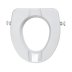 Croydex Carragh Raised Toilet Seat - White (WL410022H) - thumbnail image 1