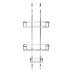 Croydex Hook Over Three Tier Basket - Chrome (QM264341) - thumbnail image 1