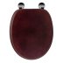 Croydex Mahogany Flexi-Fix Toilet Seat (WL602252H) - thumbnail image 1