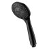 Croydex Nero Three Function Shower Head - Matt Black (AM302121) - thumbnail image 1