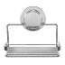 Croydex Stick 'N' Lock Soap Basket - Chrome (QM293841) - thumbnail image 1