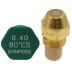 Danfoss Oil Nozzle - ES 80 Degrees x 0.40 Gal/h (D01-030F8304) - thumbnail image 1