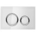 Geberit Sigma21 Dual Flush Plate - White / Chrome (115.884.SI.1) - thumbnail image 1