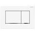 Geberit Sigma30 Dual Flush Plate - Matt White / Chrome (115.883.JT.1) - thumbnail image 1