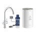 Grohe Red Duo Kitchen Tap and Medium Size Boiler - C Spout - Chrome (30058001) - thumbnail image 1