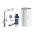 Grohe Red Duo Kitchen Tap and Medium Size Boiler - L-Spout - Chrome (30341001) - thumbnail image 1