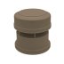 Inventive Creations 110mm Air Admittance Valve External Adaptor - Olive Grey (AAV110 EXT OLIVE) - thumbnail image 1