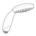 Mira Nectar 90mm Electric Shower Head - Chrome (1703.382) - thumbnail image 1