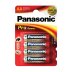 Regin Panasonic Alkaline Batteries 4 x AA (LR6) 1.5V (REGEAA4) - thumbnail image 1