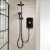 Triton Amore DuElec Dual Electric Shower 9.5kW - Black Gloss (GEAMDU93) - thumbnail image 1