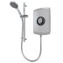 Triton Amore Electric Shower 8.5kW - Brushed Steel (ASPAMO8BRSTL) - thumbnail image 1