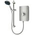 Triton Aspirante Electric Shower 8.5kW - Brushed Steel (ASP08BRSTL) - thumbnail image 1