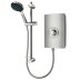 Triton Aspirante Electric Shower 9.5kW - Brushed Steel (ASP09BRSTL) - thumbnail image 1