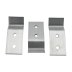 Twyford bath wall securing clips - pair (ZS8276XX) - thumbnail image 1