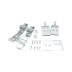 Twyford ES400 pivot door hinge pack (ES4018XX) - thumbnail image 1