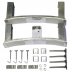 Twyford universal steel bath leg set and wall clips (BG6041XX) - thumbnail image 1