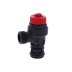 Worcester Bosch Greenstar Compact Amend Pressure Relief Valve - Black And Red (87186439890) - thumbnail image 1