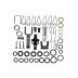 Worcester Bosch Seal Clip and Screw Kit (87161072240) - thumbnail image 1