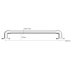 AKW Large Plastic Fluted Blue Grab Rail - 600mm (01420BU) - thumbnail image 2