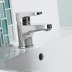 Bristan Quest Basin Mixer Tap With Clicker Waste - Chrome (QST BAS C) - thumbnail image 2