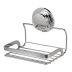 Croydex Stick 'N' Lock Soap Basket - Chrome (QM293841) - thumbnail image 2