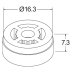 Deva Anti-Vandal Shower Head Flow Regulator (9 litres/min) (FRAV 9) - thumbnail image 2