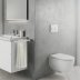 Geberit Sigma21 Dual Flush Plate - White / Chrome (115.884.SI.1) - thumbnail image 2