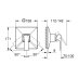 Grohe Allure Brilliant Single-Lever Shower Mixer Trim - Brushed Hard Graphite (24277AL0) - thumbnail image 2