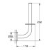 Grohe Essentials Spare Toilet Paper Holder - Brushed Hard Graphite (40385AL1) - thumbnail image 2