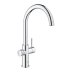 Grohe Red Duo Kitchen Tap and Large Size Boiler - C Spout - Chrome (30328001) - thumbnail image 2