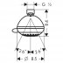 Hansgrohe Crometta 85 overhead shower Multi (28425000) - thumbnail image 2