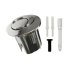 Roca D2D Short Shroud Push Button with Threaded Rods - Chrome (AH0001800R) - thumbnail image 2