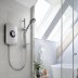 Triton Amore Electric Shower 8.5kW - Brushed Steel (ASPAMO8BRSTL) - thumbnail image 2