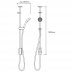 Aqualisa Visage exposed digital shower with adjustable shower head - Gravity Pumped (VSD.A2.EV.14) - thumbnail image 3