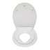 Croydex Lomond Stick 'N' Lock Family Toilet Seat - White (WL112222H) - thumbnail image 3