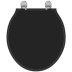 Ideal Standard Waverley seat & cover - Black (U0248GB) - thumbnail image 3