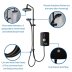 Triton Amala DuElec Dual Electric Shower 9.5kW - Brushed Brass (REAMDU97) - thumbnail image 3