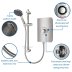 Triton Aspirante Electric Shower 8.5kW - Brushed Steel (ASP08BRSTL) - thumbnail image 3