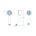 Croydex One Function Shower Head - Chrome (AM153241) - thumbnail image 4