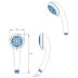 Croydex Three Function Shower Head - White (AM150222) - thumbnail image 4