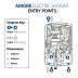 Triton Amore Electric Shower 8.5kW - White Gloss (ASPAMO8GSWHT) - thumbnail image 4